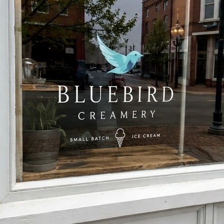 Customized static clings for retail storefronts